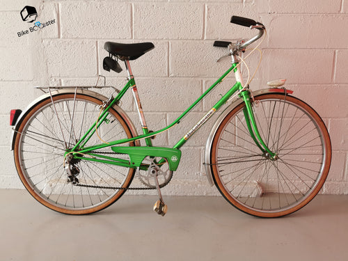 vélo vintage motobecane, motoconfort, vert, vélo d'occasion, vélo restauré